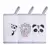Babete Gifts Papi Friends Com Prendedor De Chupeta Panda/Dino 40Cm X 40Cm Contem 03 Un