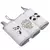 Babete Gifts Papi Friends Com Prendedor De Chupeta Panda/Dino 40Cm X 40Cm Contem 03 Un - Bingui Baby - Enxoval de bebê