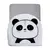 Toalha de Banho Felpuda forrada Papi Friends Panda com Capuz Bordado 90Cm X 70Cm - Papi