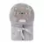 Cobertor Bordado De Microfibra Papi Friends com Capuz 1,10M X 90Cm - Papi - Gatinha