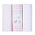 Cueiro Manta Flanelado Bordados Floralzinho 80Cm X 80Cm Contem 03 Un - Papi