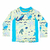 Camiseta Linha Praia Infantil Estampa Oceano 06 a 12 meses - Everly