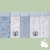 Fralda P/Bebê Quadriculada Baby Joy Fábula Estampada/Lisa com Bordado e Debrum 68cm x 70cm - Pacote com 5 Un na internet