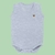 Body Cotton Liso Regata Batistela - Cinza Tamanho M