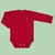 Body Cotton Liso Manga Longa Vermelho - Batistela
