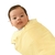 Imagem do Saco de Dormir Swaddle em Algodao Egipcio Amarelo Primavera Verão