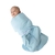 Saco de Dormir Swaddle em Algodao Egipcio Azul Primavera Verao - Bingui Baby - Enxoval de bebê