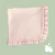 Manta babado Rosa com forro de malha 100% algodão 70x80cm na internet