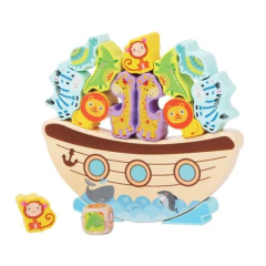 Educa Play Balança Barco Arca De Noé Brinquedo de madeira - comprar online