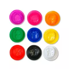 Massa de Modelar Leo&Leo – 9 Cores com Molde nas Tampas - comprar online