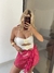 Saia Amarração Mood Praiano Renda Pink - comprar online