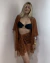 Conjunto Mood Praiano Renda Marrom (Kimono + Saia Amarração) - Mundo Amis