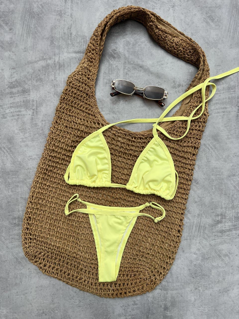 Biquíni de Fita Tropicale Amarelo