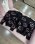 Tricot Aesthetic Preto com Smiles Rosa