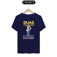 Duas chapiscada - E o reboco escorre