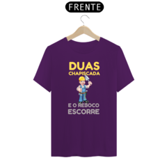 Duas chapiscada - E o reboco escorre na internet