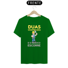 Duas chapiscada - E o reboco escorre