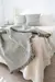 Manta / Pie de cama Moa Verde Musgo - tienda online