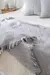 Manta / Pie de cama Moa gris en internet