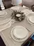Mantel impermeable premium beige con puntilla agujeritos - RIA DECO MAYORISTA