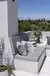 Almohadon de exterior impermeable gris