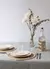 Mantel impermeable premium gris con dobladillo (sin puntilla)