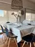 Mantel impermeable premium beige con puntilla ojitos - RIA DECO MAYORISTA