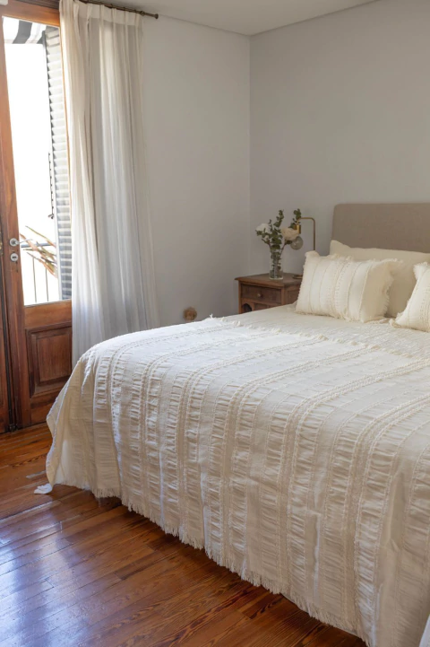 Manta Hanna Off White - comprar online