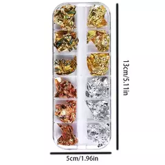 Papel foil metalizado oro plata cobre tornasol con estuche - comprar online