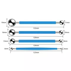 Set estecas 4 bolillos metálicos en internet