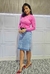 Saia Jeans Midi ZAYA - comprar online