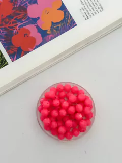 BOLITA PLASTICA FACETADA NRO 8