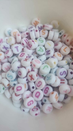 LETRAS PASTILLA BLANCA LETRAS COLOR