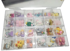 CAJA CHARMS PERSONAJES SUPER PREMIUM (vienen 44 unid de CHARMS mas la caja) - BOX POPULIX