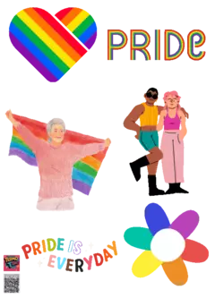 PLANTILLA 20 X 14,4 CM DE APLIQUES DTF TERMOPEGABLE TEMATICA LGTB - BOX POPULIX