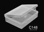 CAJA PLASTICA C148 SIN DIVISIONES