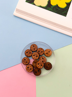 BOTONES DE MADERA FORMITAS MINI - BOX POPULIX