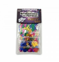 Brillantina C/Formas Party Time x 5 sobres - comprar online