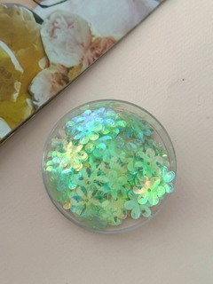 LENTEJUELA FLOR REDONDA POR 25 GRAMOS - tienda online