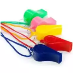 SILBATO PLASTICO PARA EGRESADOS, MURGA, DEPORTES ETC