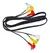 Cabo 3 Rca Para 3 Rca Áudio E Video 90 Graus 1.5 Mts Le-1009
