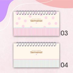 DESK PLANNER SEMANAL DE MESA SLIM - DATADO 2025 - comprar online