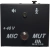 Pedal Mic Mut +48V Condensador Com Trava Phantom Power - Pedais Martins