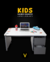 KIDS GAMER BLANCO - CAJONERA GRAFITO