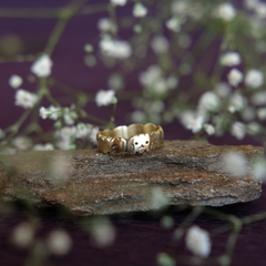 Anillo caniche bronce - Joyas Animaluchitis