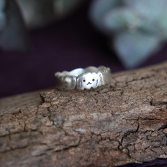 Anillo caniche plata