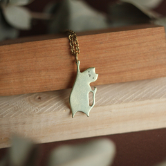 Imagen de Collar gato del amor bronce