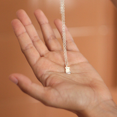 Collar + anillo gato de plata - comprar online
