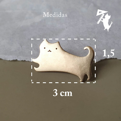 Pin gato bronce - comprar online