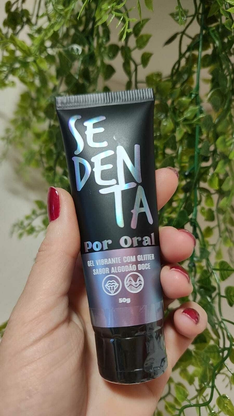 Gel lubrificante Sedenta sabor Algodão Doce. 50g